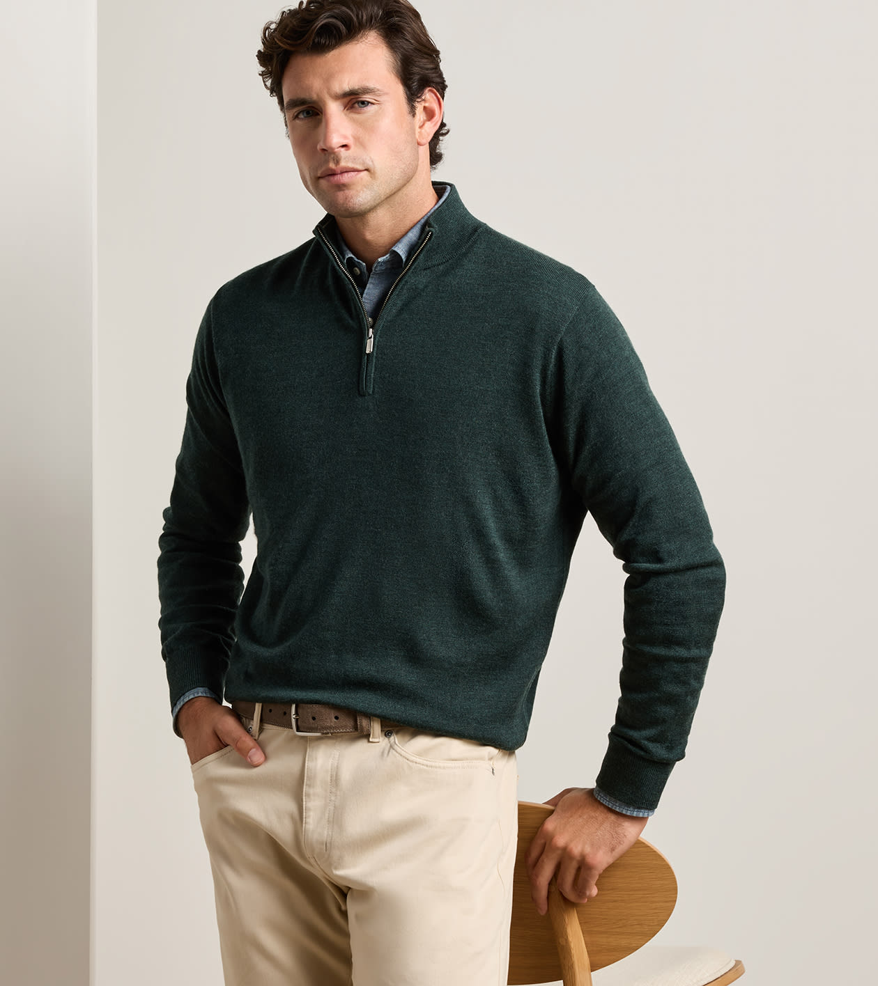 Autumn Crest Quarter-Zip in PINE BROOK 2 Autumn Crest Quarter-Zip in PINE BROOK