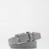 Crafted Woven Belt in Nickel