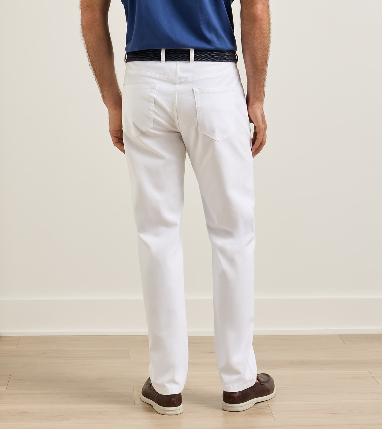 Signature Sateen Five-Pocket Pant in OPTIC WHITE 3 Signature Sateen Five-Pocket Pant in OPTIC WHITE
