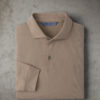 Pursuit Long-Sleeve Piqué Polo in BISCOTTI 8 Pursuit Long-Sleeve Piqué Polo in BISCOTTI