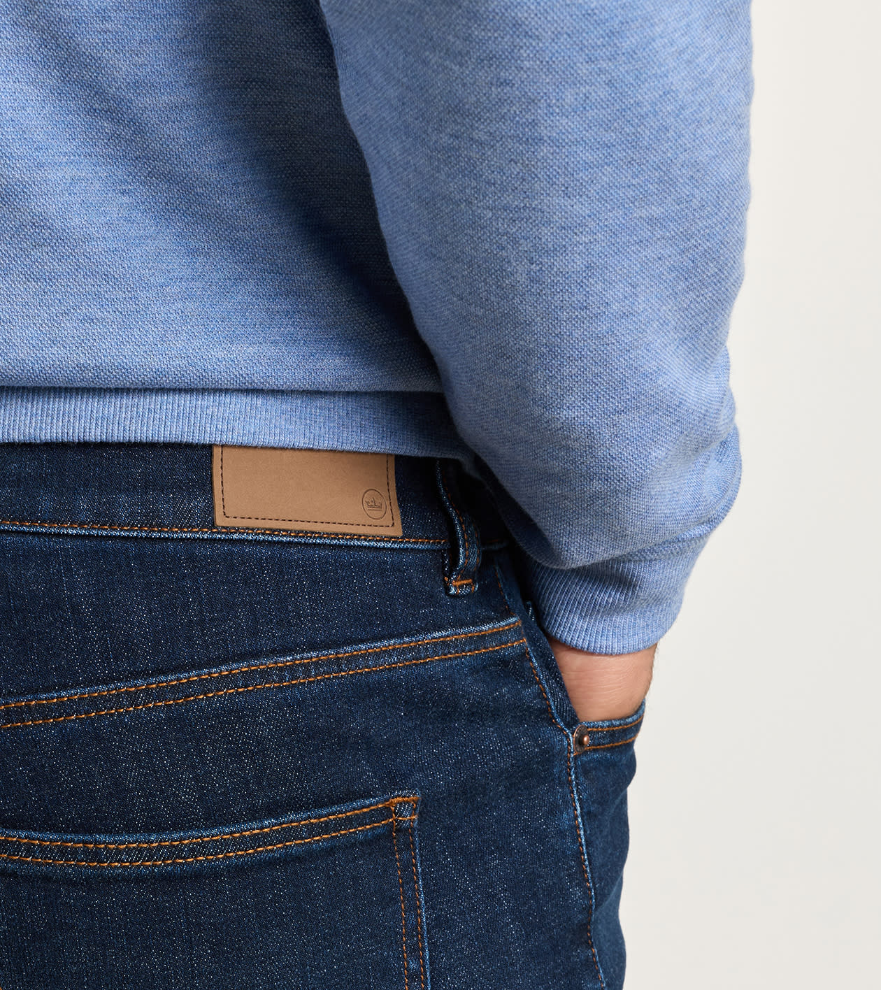 Crown Heritage Five Pocket Denim in MIDNIGHT BLUE RINSE 4 Crown Heritage Five Pocket Denim in MIDNIGHT BLUE RINSE