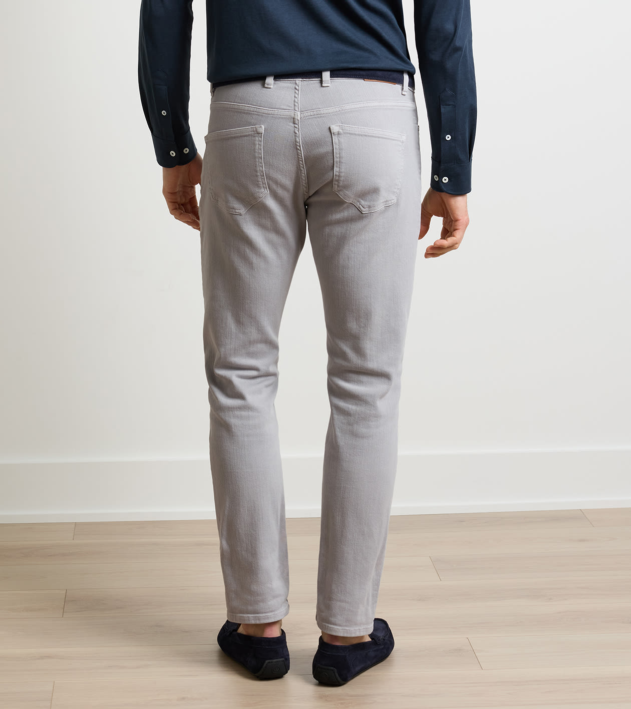 Fairfield Garment Dyed Denim in Gale Grey 3 Fairfield Garment Dyed Denim in Gale Grey