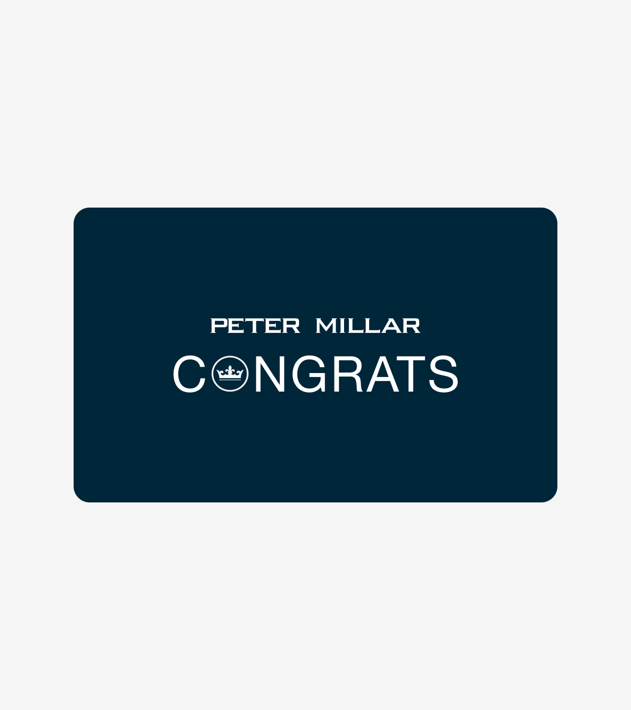Peter Millar E-Gift Card in Congrats 1 Peter Millar E-Gift Card in Congrats