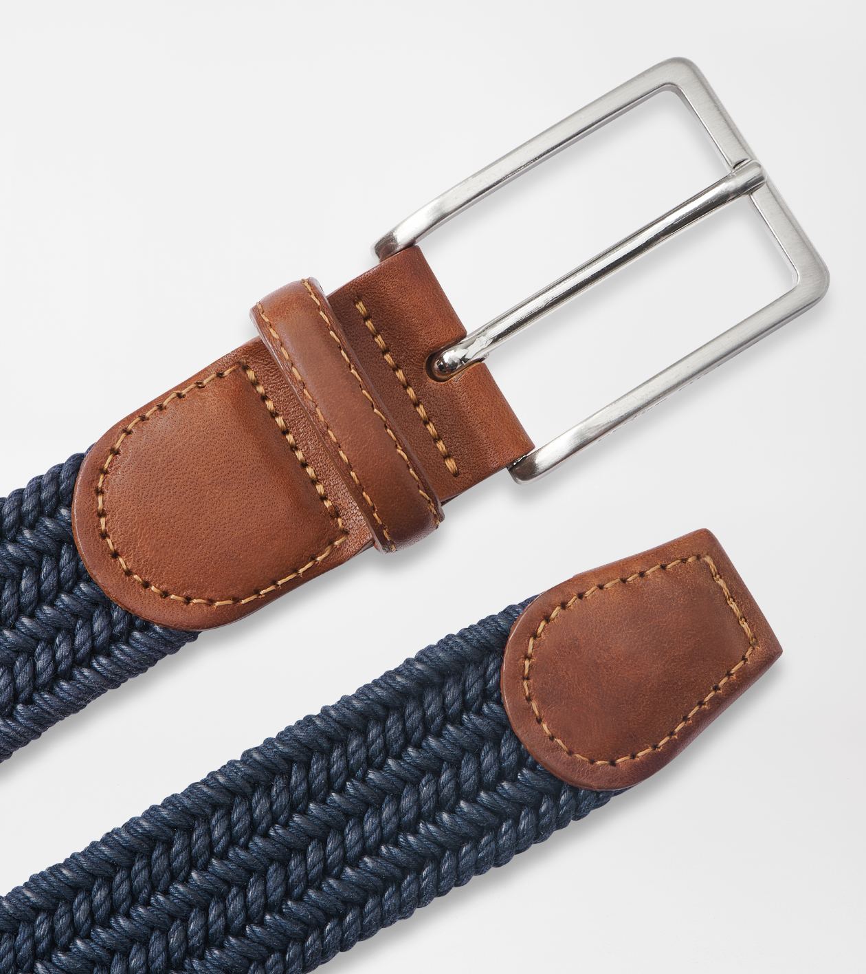 Waxed Braided Belt in Navy 4 Waxed Braided Belt in Navy