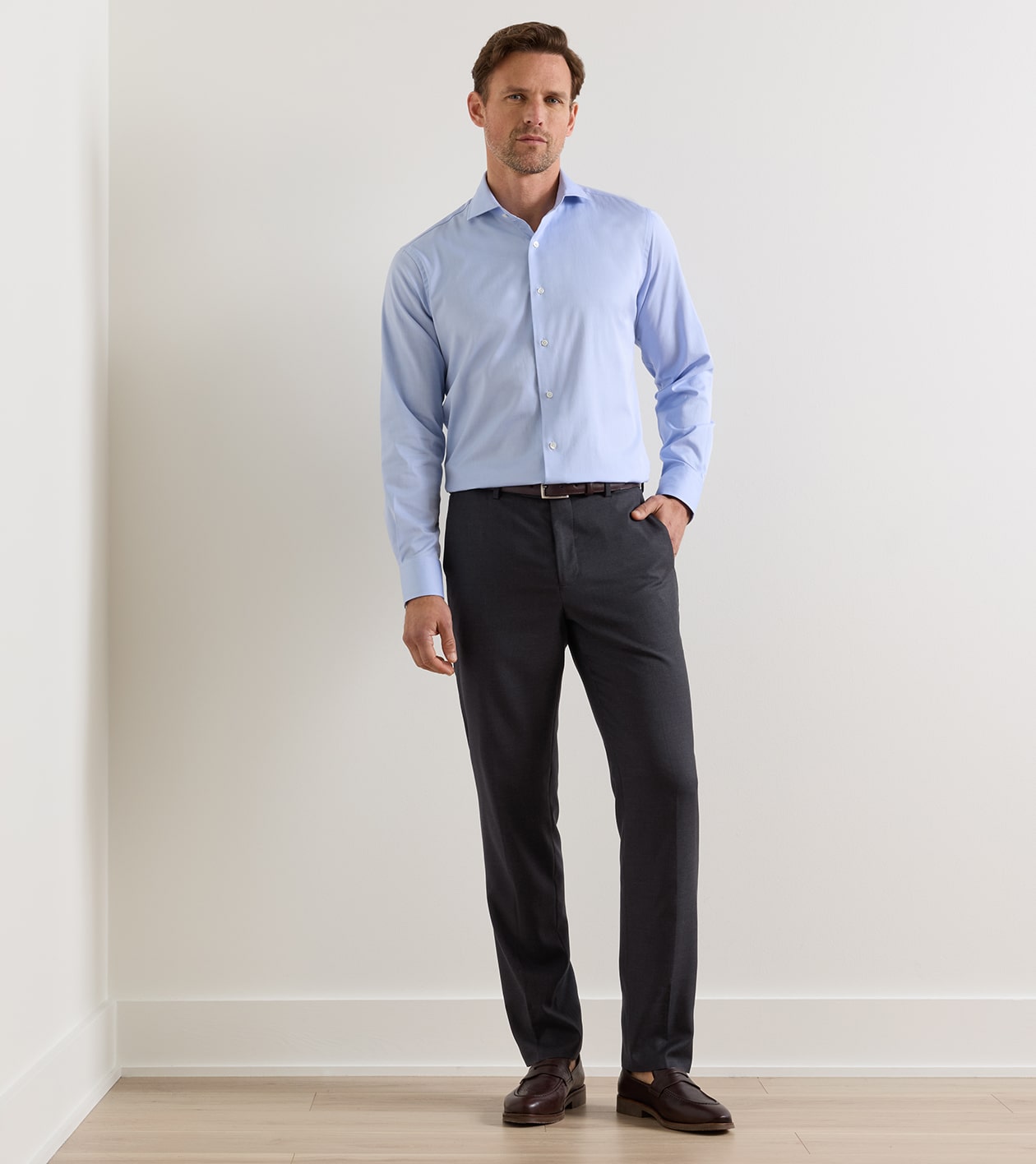 Crosby Trouser in Charcoal 2 Crosby Trouser in Charcoal