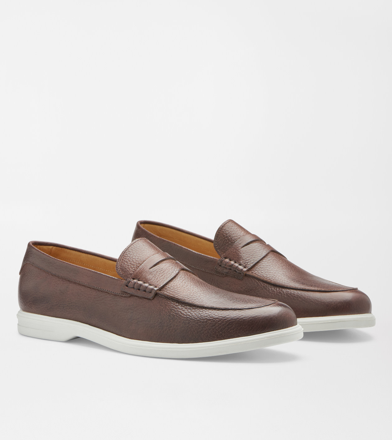 Excursionist Pebble Grain Penny Loafer in Chocolate 4 Excursionist Pebble Grain Penny Loafer in Chocolate