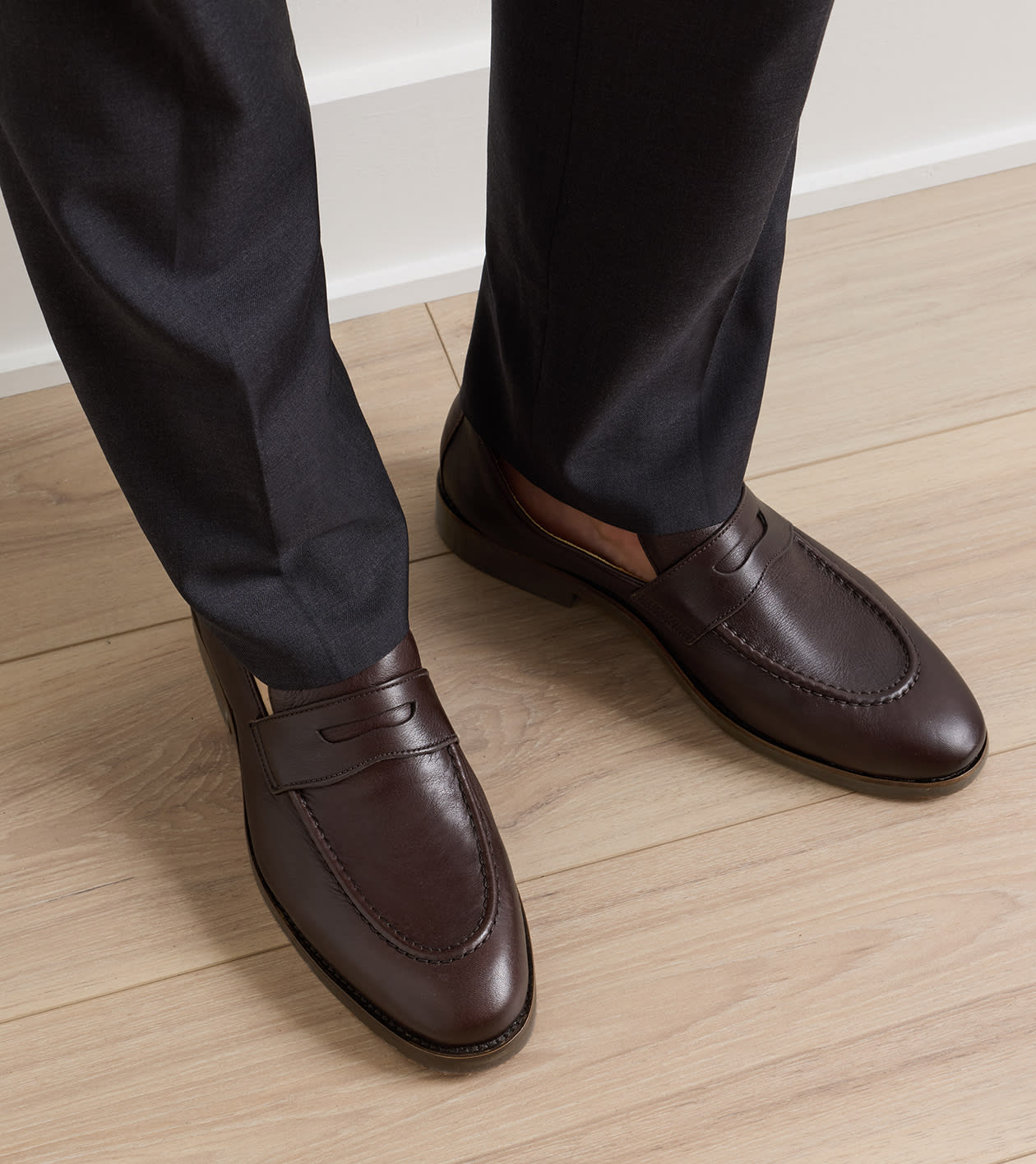 Madison Penny Loafer in Chocolate 2 Madison Penny Loafer in Chocolate