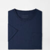 Crown Comfort Short-Sleeve Pocket Tee in Navy