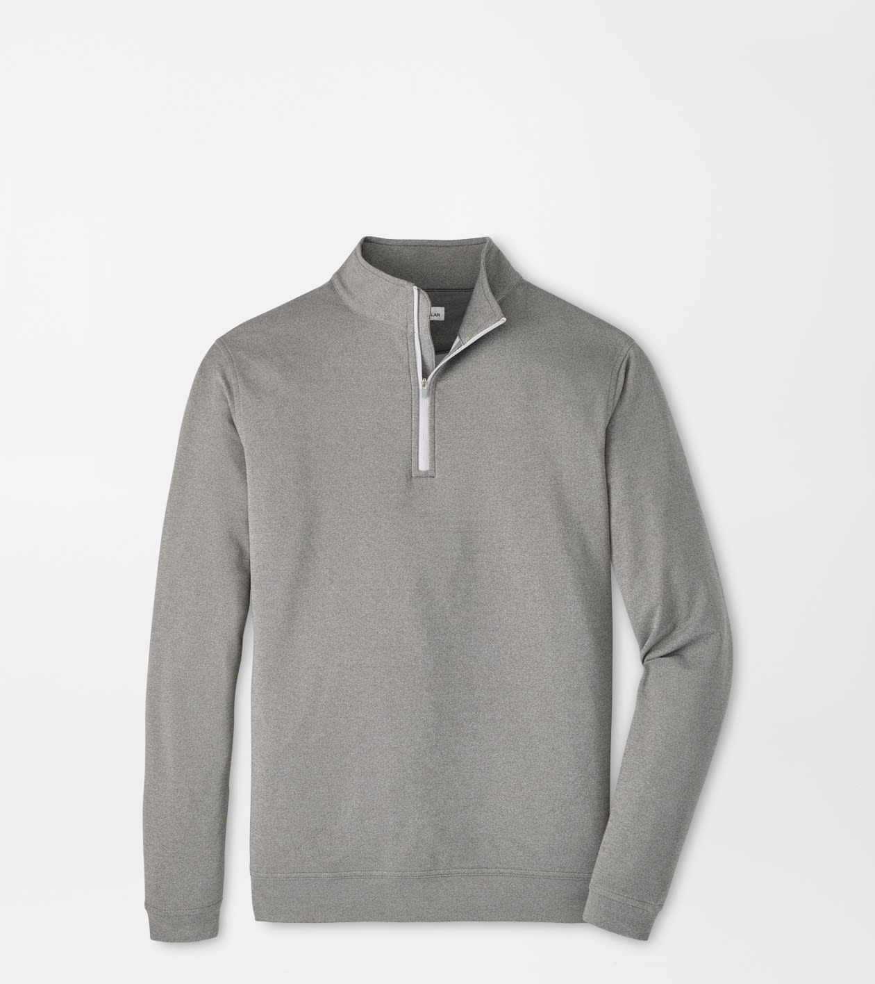 Perth Mélange Performance Quarter-Zip in Smoke 1 Perth Mélange Performance Quarter-Zip in Smoke