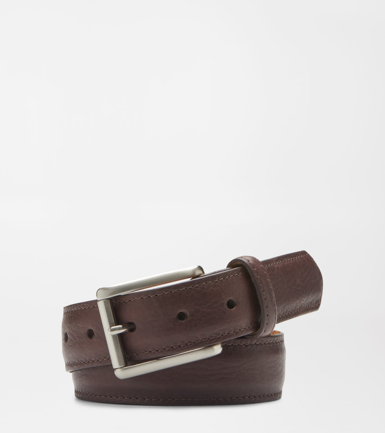 Excursionist Milled Leather Belt in Chocolate 1 Excursionist Milled Leather Belt in Chocolate