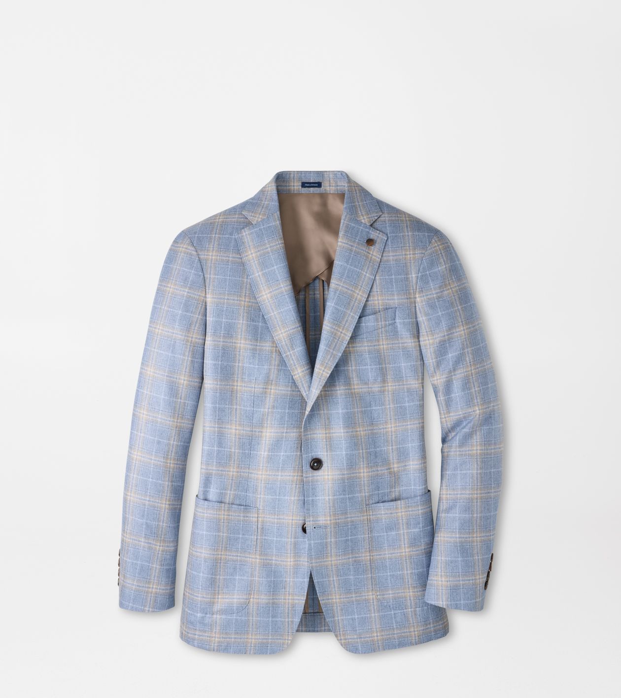 Joules Plaid Soft Jacket in WHITEHAVEN BLUE 1 Joules Plaid Soft Jacket in WHITEHAVEN BLUE