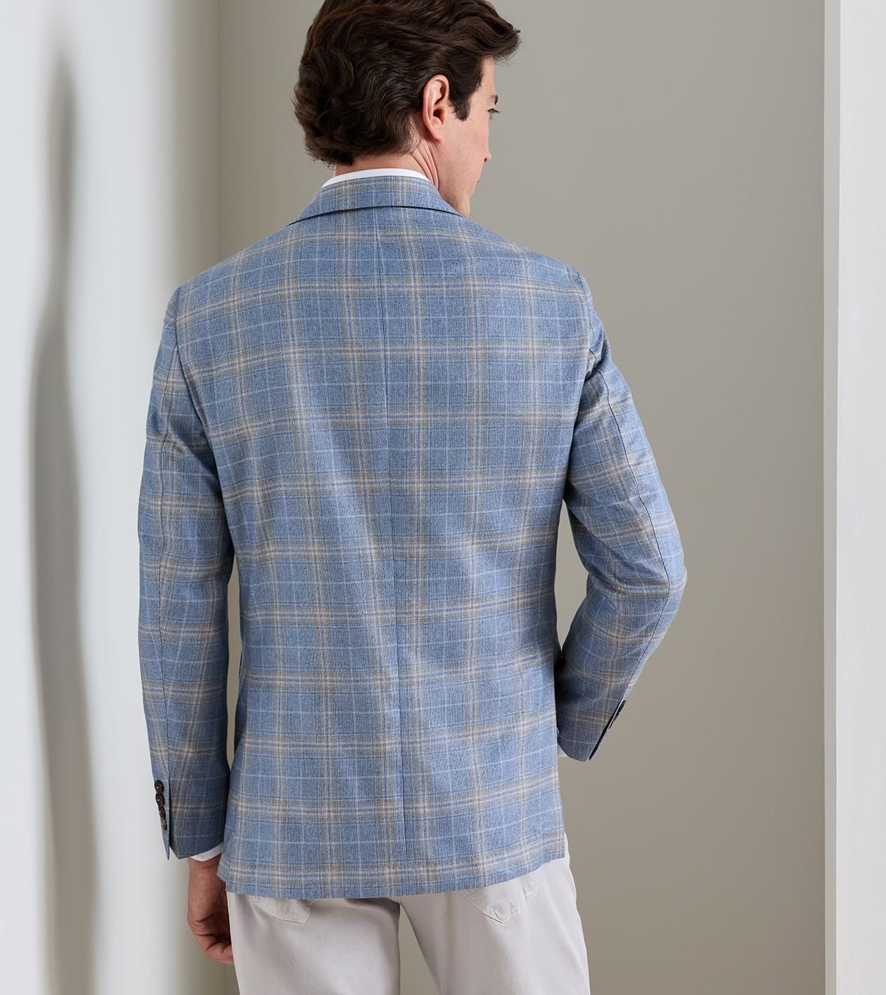 Joules Plaid Soft Jacket in WHITEHAVEN BLUE 3 Joules Plaid Soft Jacket in WHITEHAVEN BLUE
