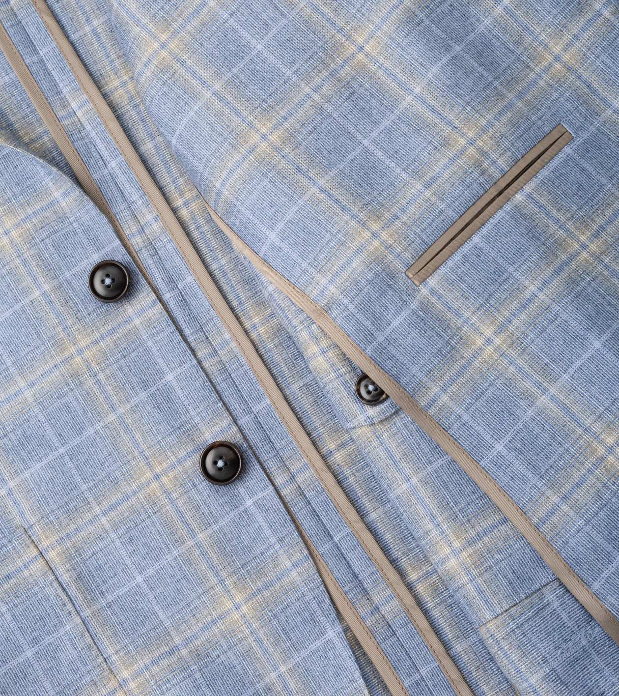 Joules Plaid Soft Jacket in WHITEHAVEN BLUE 6 Joules Plaid Soft Jacket in WHITEHAVEN BLUE