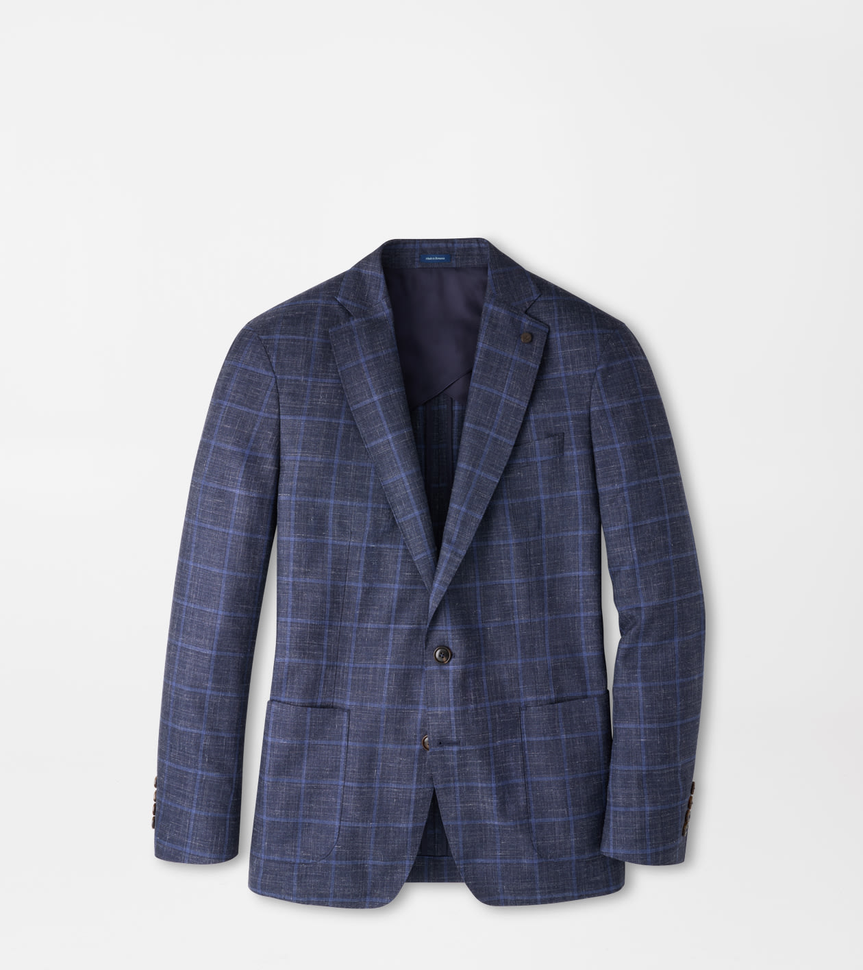 Bradford Windowpane Soft Jacket in Navy 1 Bradford Windowpane Soft Jacket in Navy
