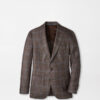 Arden Windowpane Soft Jacket in ASH BROWN 12 Arden Windowpane Soft Jacket in ASH BROWN